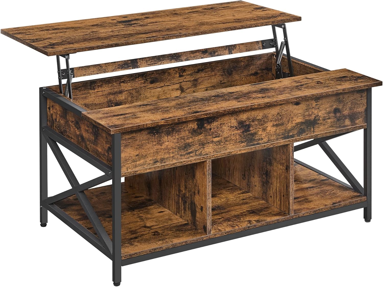 VASAGLE Coffee Table, Special Lift-Top Table Coffee Table for Living Room, Innov...