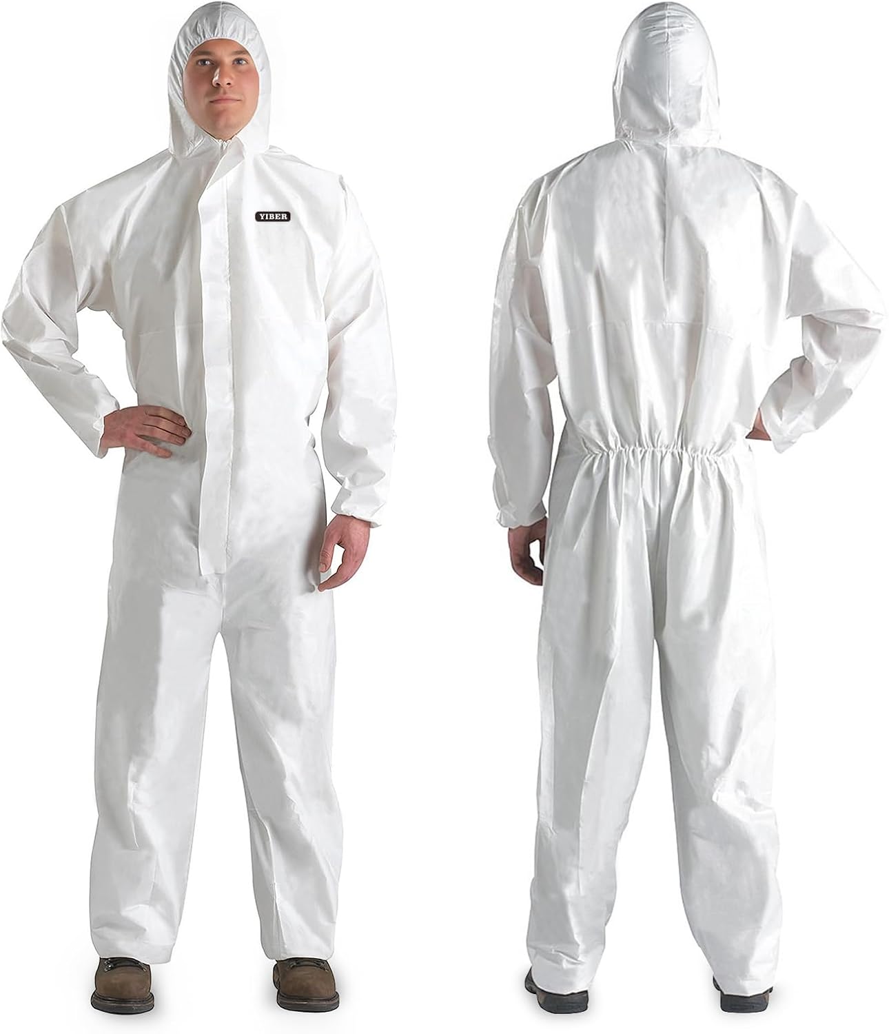 YIBER Hazmat Suit, Special Disposable Coveralls, Innovative Full Body Protective...