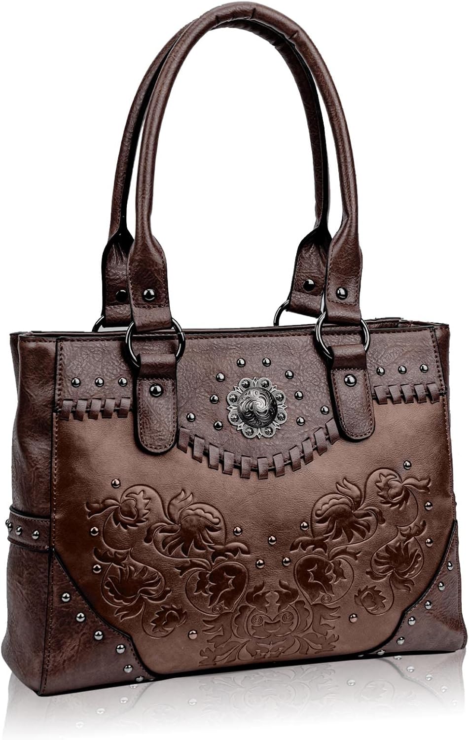Tote Bag for Women Large Western Purse Ladies Top Handle Shoulder Handbags Vinta...