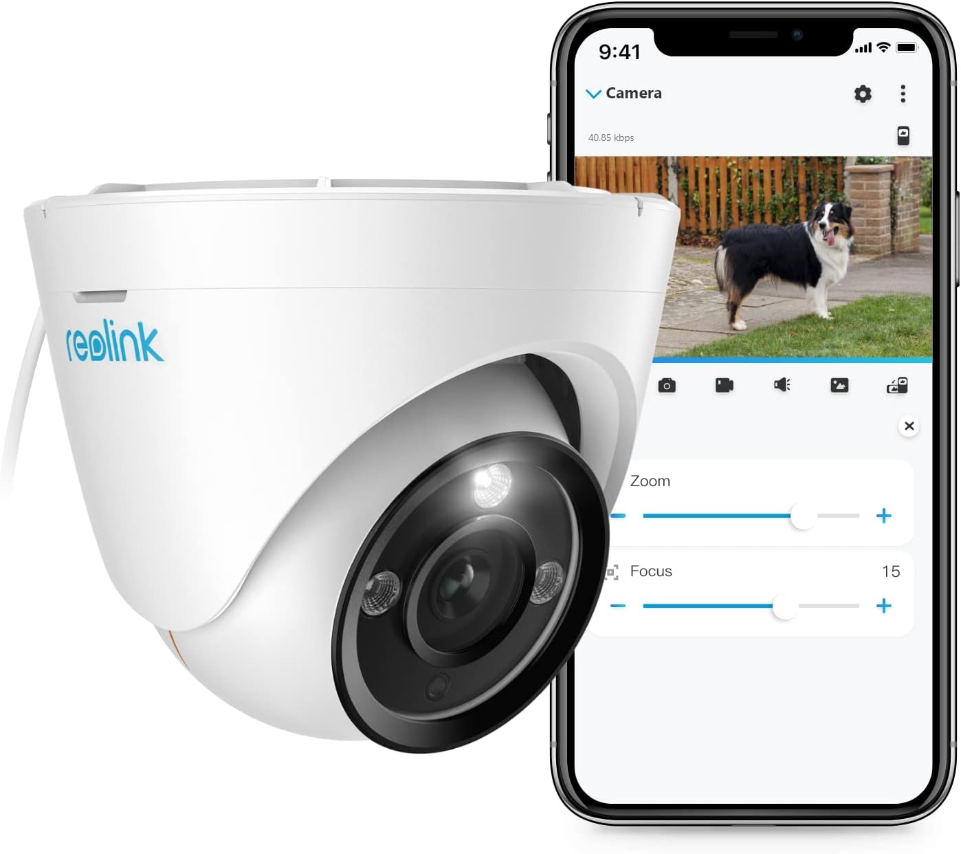 REOLINK 4K PoE Security IP Camera, Turret Camera Outdoor with 3X Optical Zoom, 2...