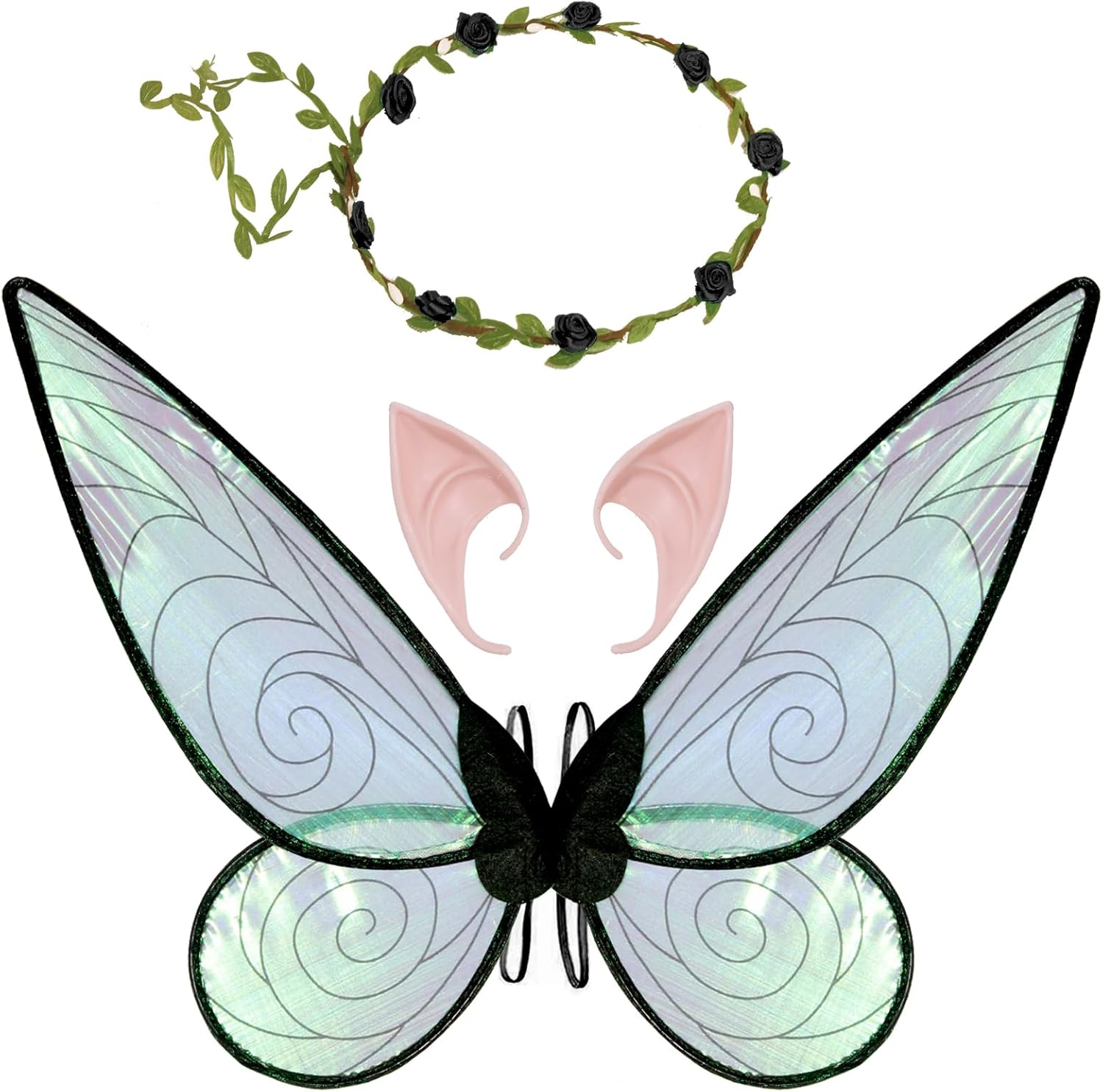 Fairy Wings for Girls Women,Butterfly Wings for Adults, Halloween Costume Angel...