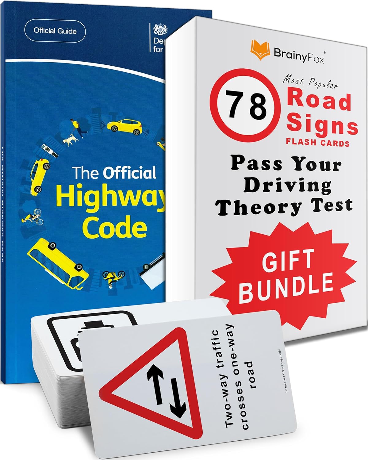 UK Driving Theory Test Kit: Includes The Highway Code Book 2024 UK + 78 Road Sig...