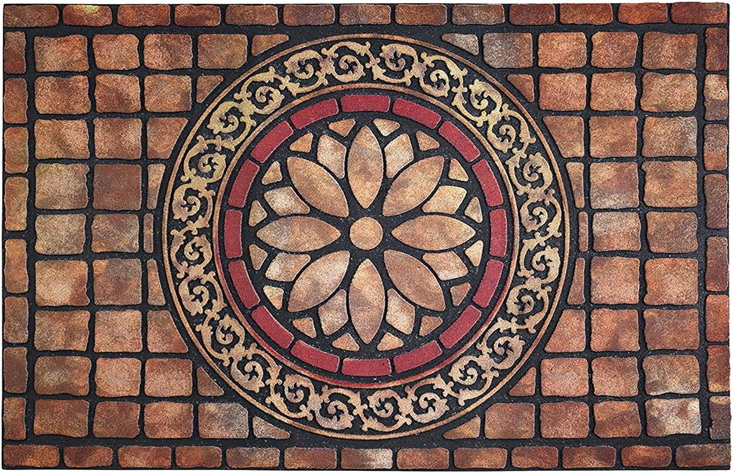 CHICHIC Rectangle Entrance Door Mat, Special Doormat for High Traffic Area Entry...