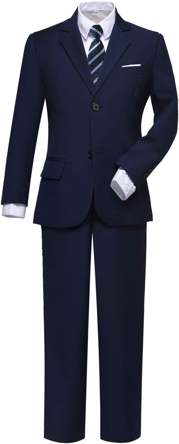 Visaccy Boys Suits, Special Slim Fit Dress Clothes, Unique Ring Bearer Outfit, A...