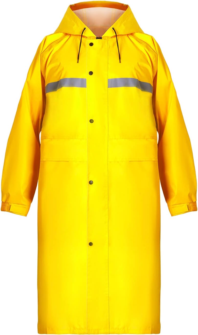 Coralrain Raincoat, Special Long Hooded Raincoat for Safety, Innovative Waterpro...