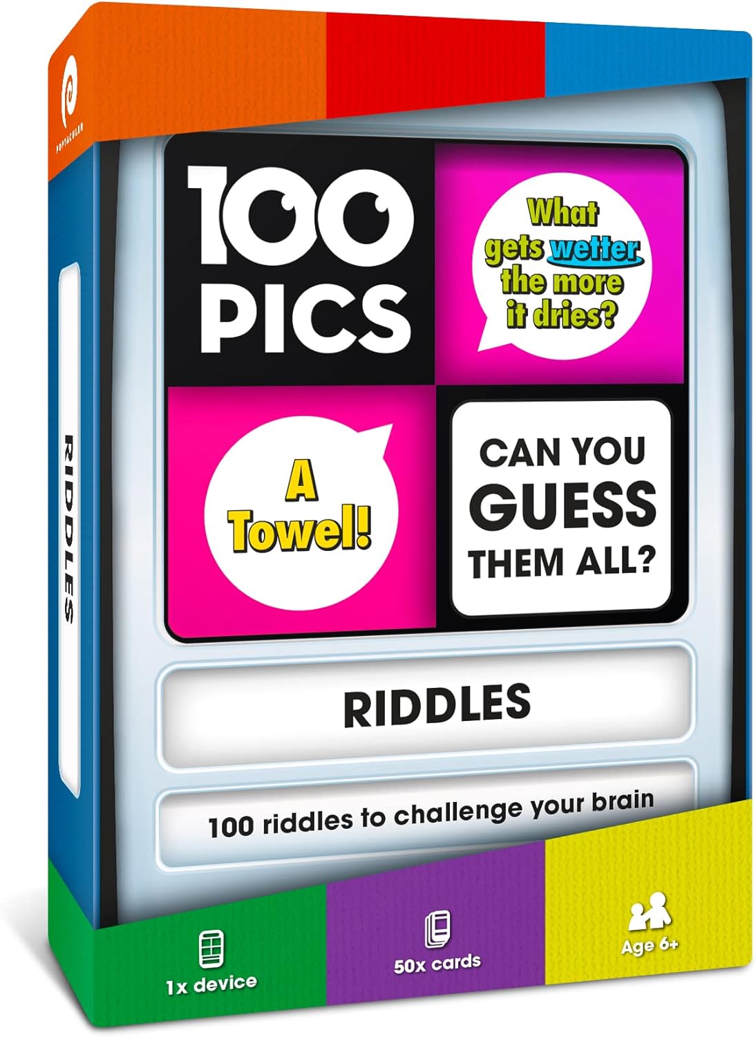 100 PICS Riddles Travel Card Game - Family Fun Qui...