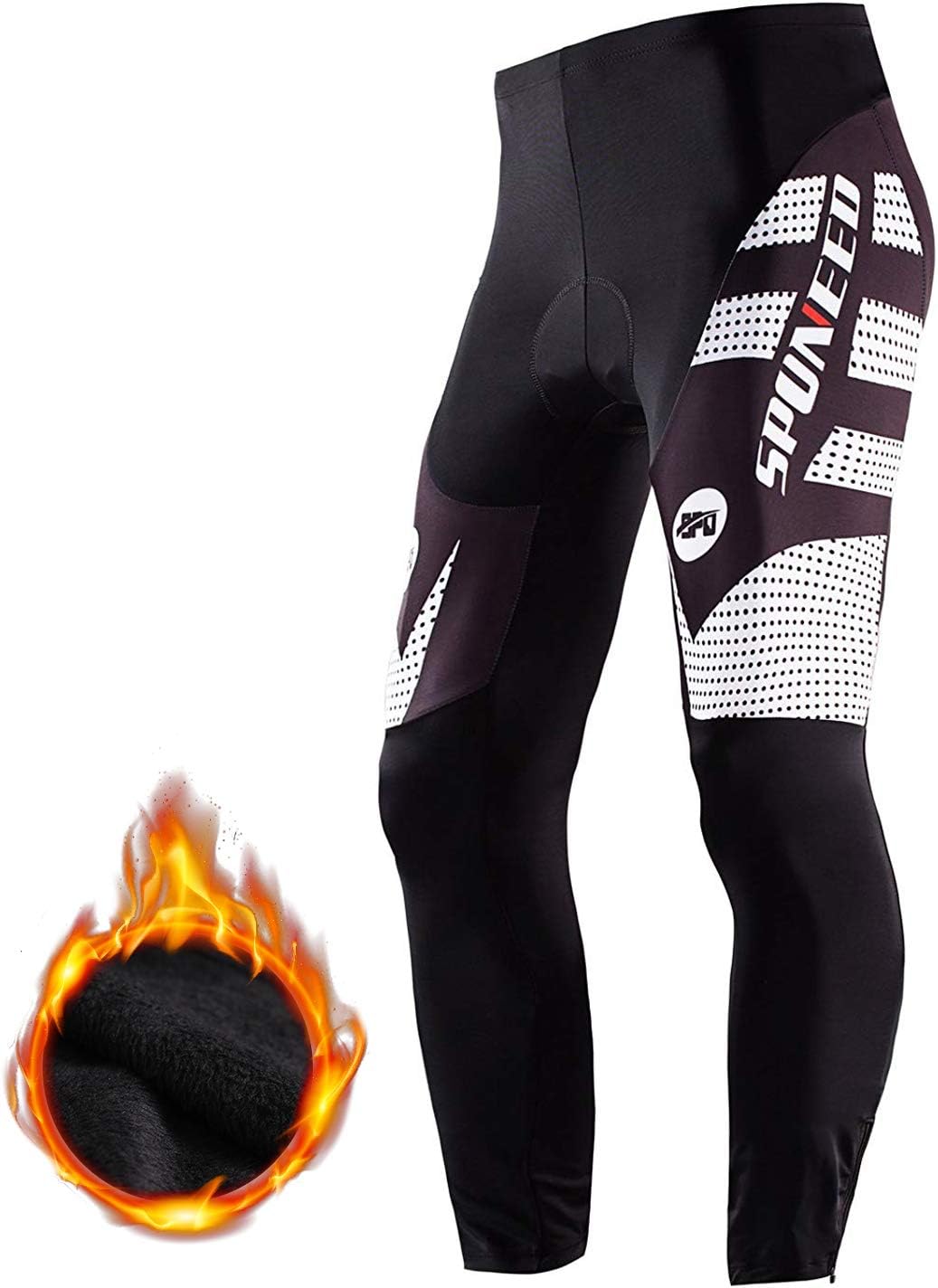 sponeed Men's Bicycle Pants 4D Padded Road Cycling Tights Leggings Outdoor Cycli...