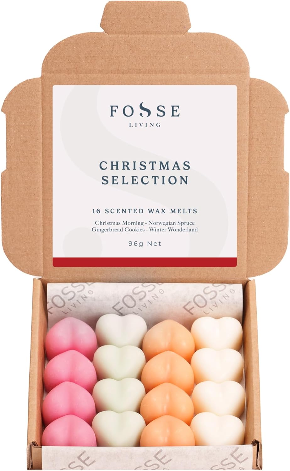 Christmas Selection Strong Scented Wax Melts 16 Pack, Special Gift for Every Occ...