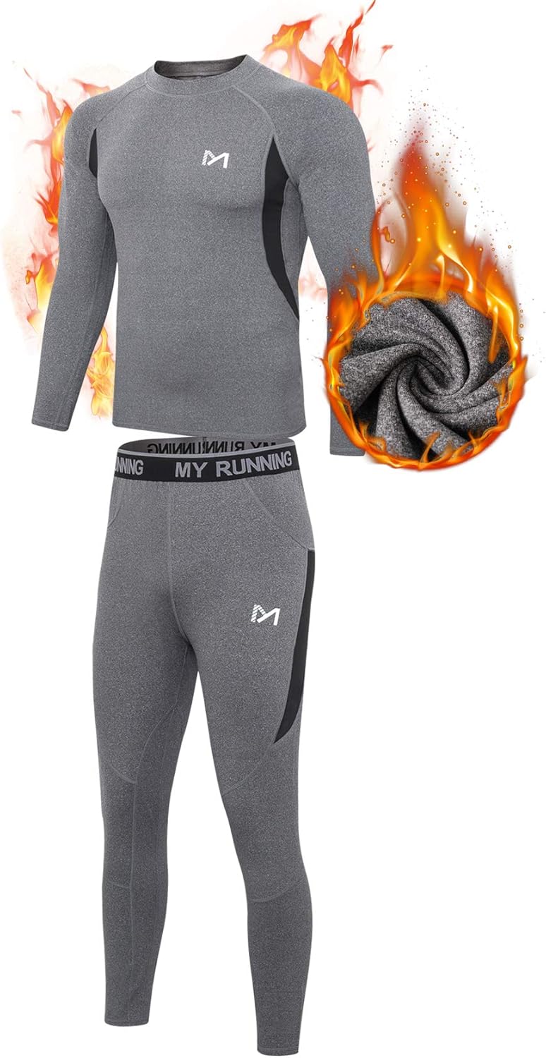 MEETYOO Men's Thermal Underwear Set, Special Wicking Long Johns, Innovative Quic...
