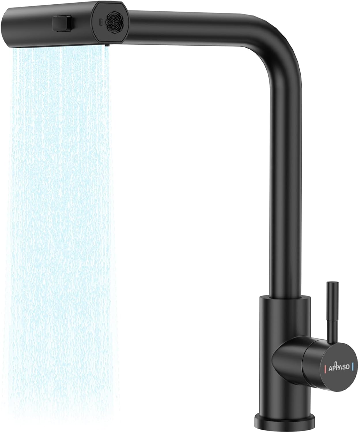 APPASO Kitchen Tap, High-Quality S304 Stainless Steel Sink Tap Mixer with Pull O...