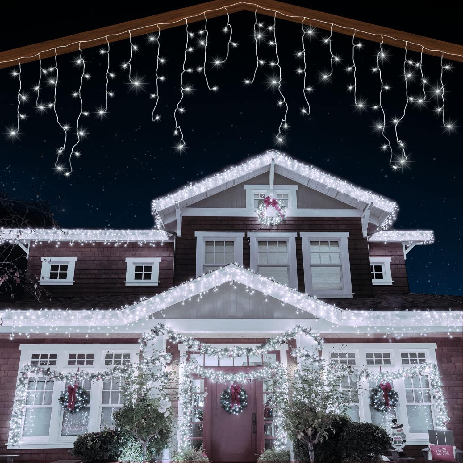ANSIO® Outdoor Christmas Lights, Special 1000 LED Christmas Lights, Innovative 3...
