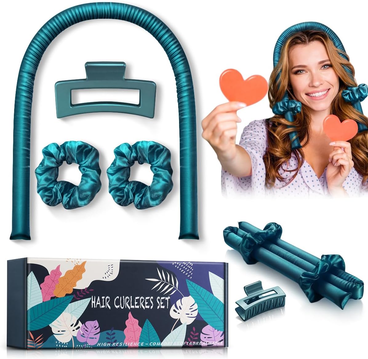 PINTAUR Hair Styling, Innovative Heatless Curling Rod Headband for Women, Specia...