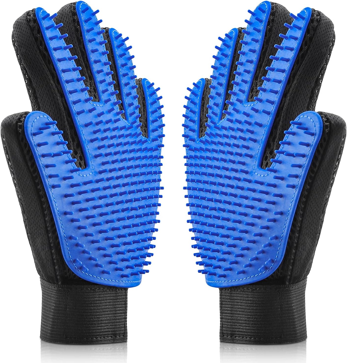 USION Pet Dog Cat Grooming Glove 2 Pack,[Upgraded...