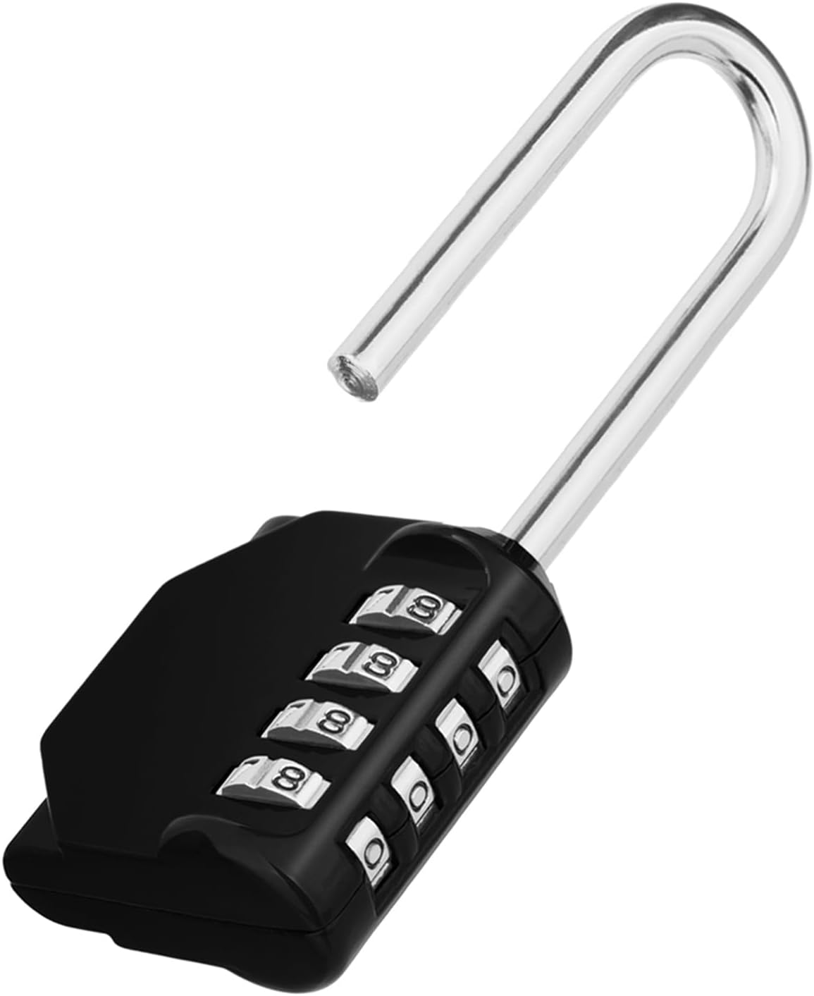ZHEGE Combination Padlock, High-quality 4 Digit Combination Lock with Long Shack...