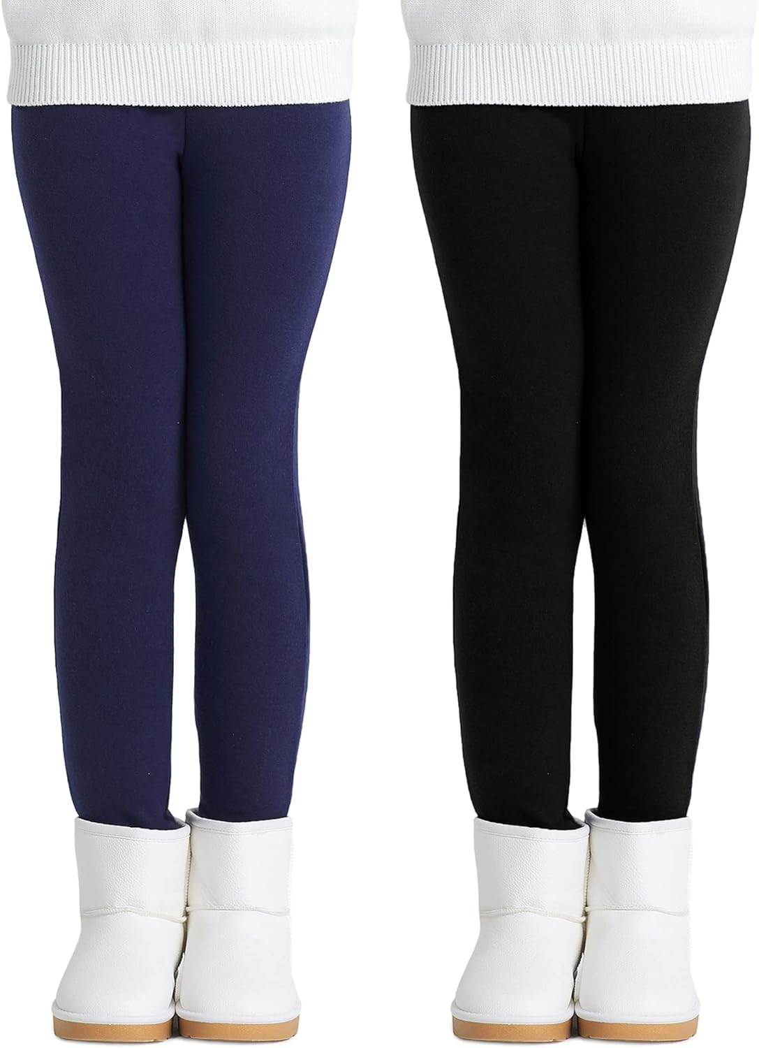 Adorel Girls Fleece Lined Leggings, Special Thermal Trousers Cotton, High-Qualit...