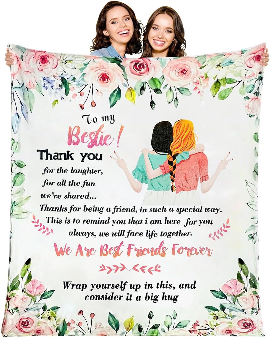 Friendship Gifts For Women, Throw Blanket, For Women, 50"x60" Soft Flannel Blank...