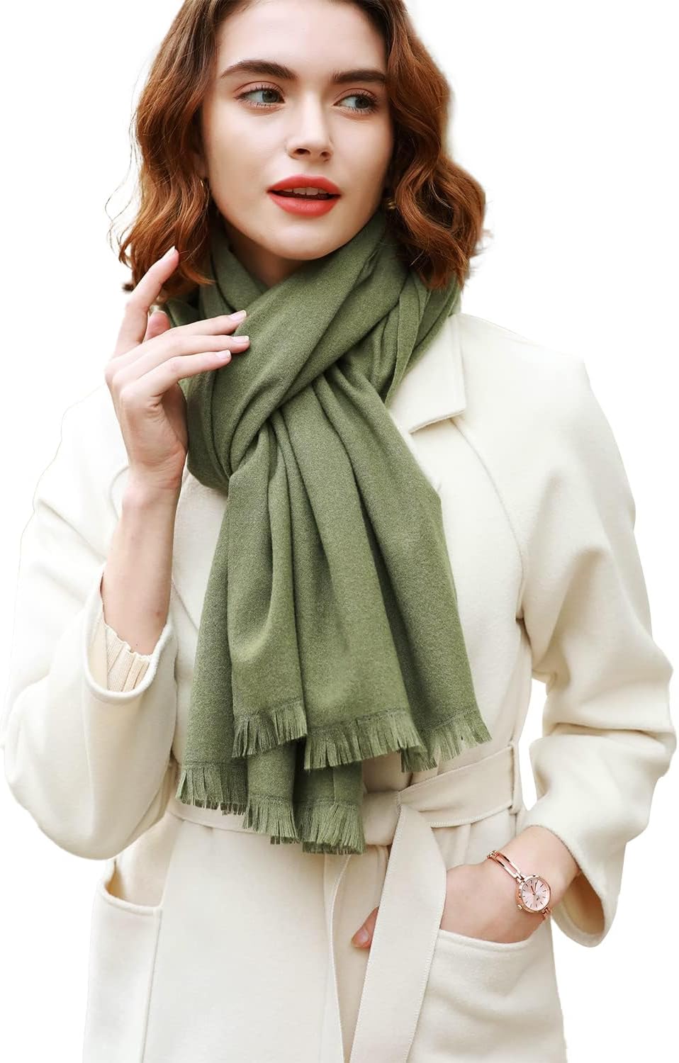 RIIQIICHY Ladies Scarf, Special Winter Women's Wrap, Innovative Large Warm Pashm...