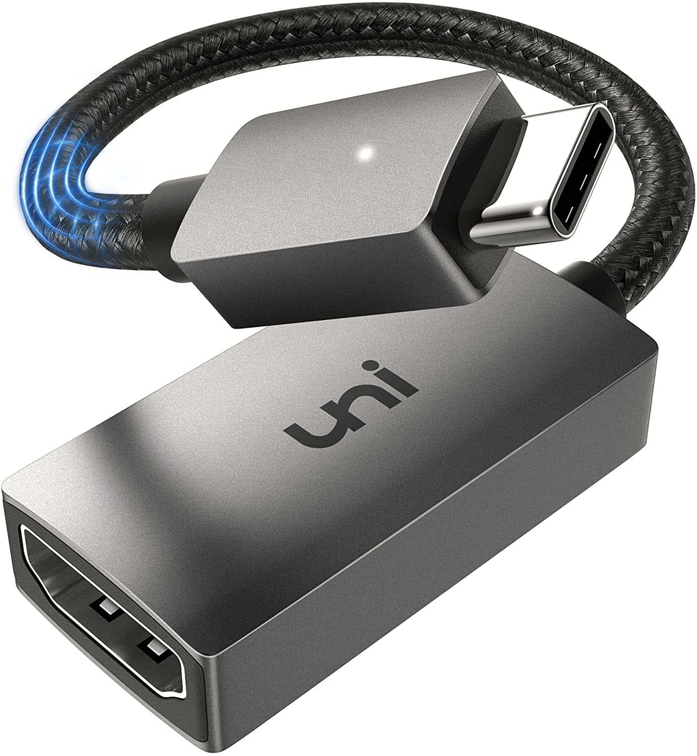 uni USB C to HDMI Adapter 4K, High-Speed HDMI to U...