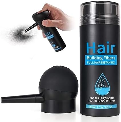 Hair Fibres, Special Hair Fibres Dark Brown for Thinning Hair, Innovative Hair L...