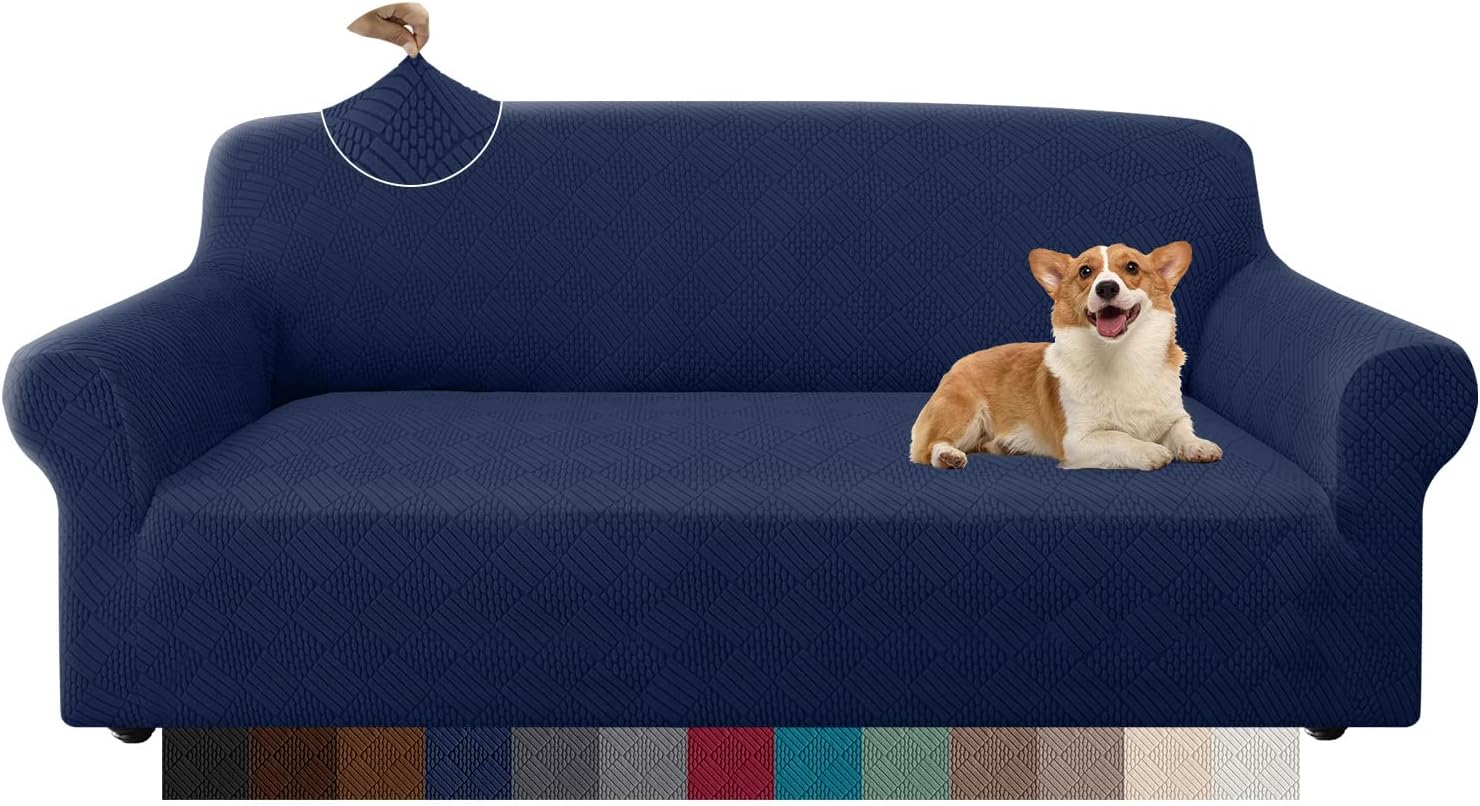 Granbest Stylish Rhombus Thick 3 Seater Sofa Cover Elastic Fashion Fabrics Couch...