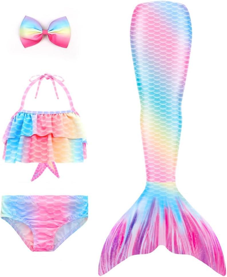 High-Quality Mermaid Tails, Unique Bathing Suits Swimsuit Swimwear, Special Biki...