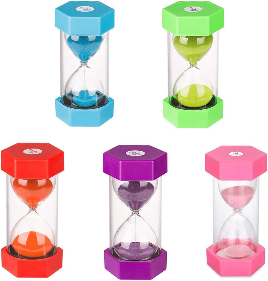 Hourglass Kids Timer, Special Hourglass Timer Set, Innovative Colorful Sand Cloc...