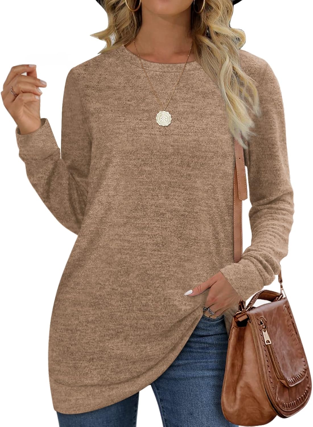 Crew Neck Sweatshirts for Women, Special Long Sleeve Sweatshirts for Women Fashi...
