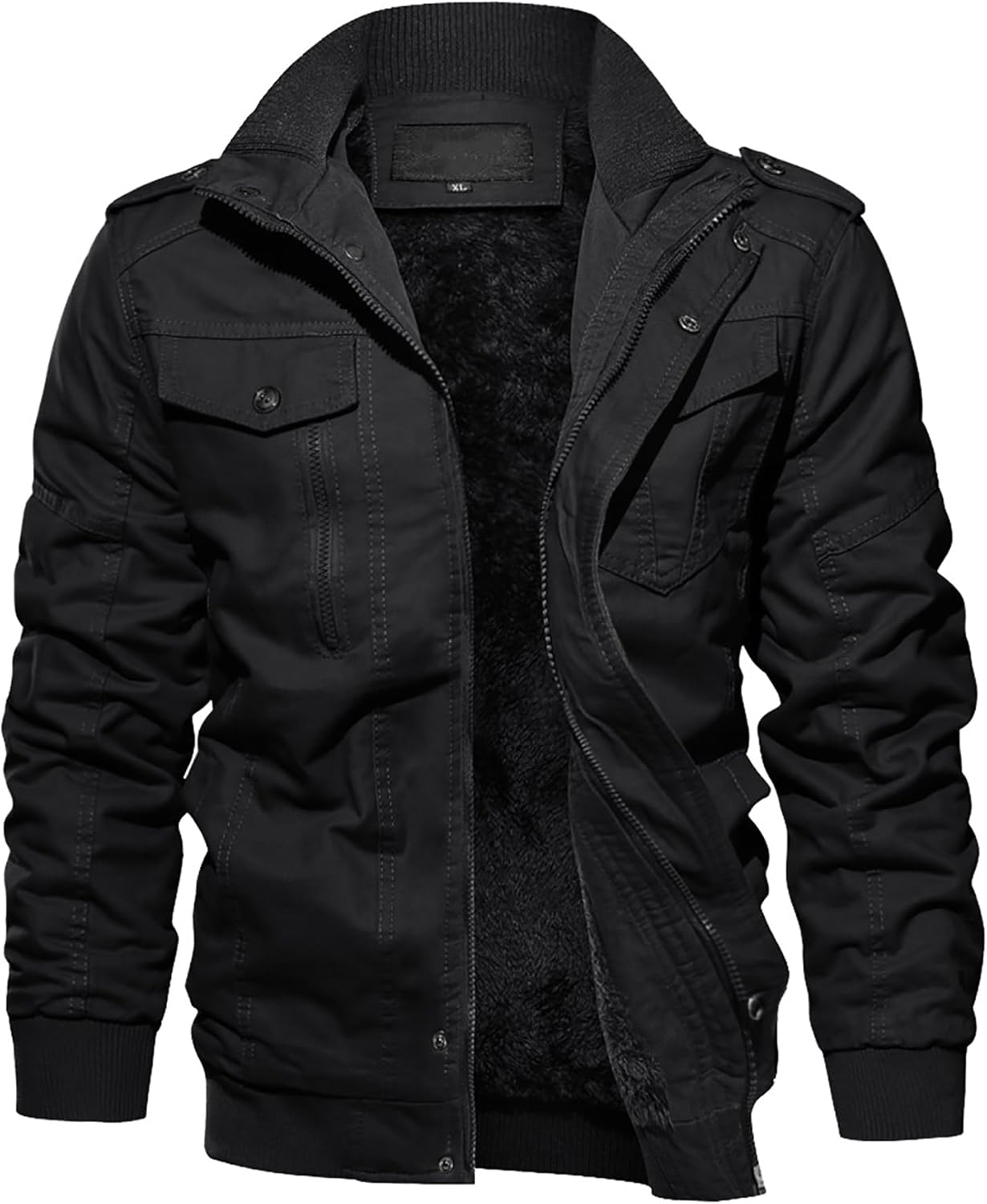 EKLENTSON Men's Winter Jacket, Special Winter Coat with Multi Pockets, Innovativ...