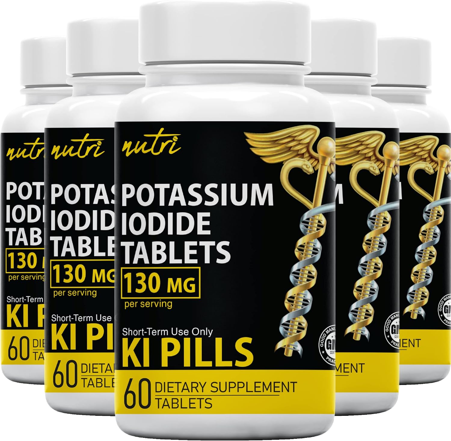 Potassium Iodide Tablets 130 mg, Special Ki Pills Potassium Iodine Tablets, Inno...