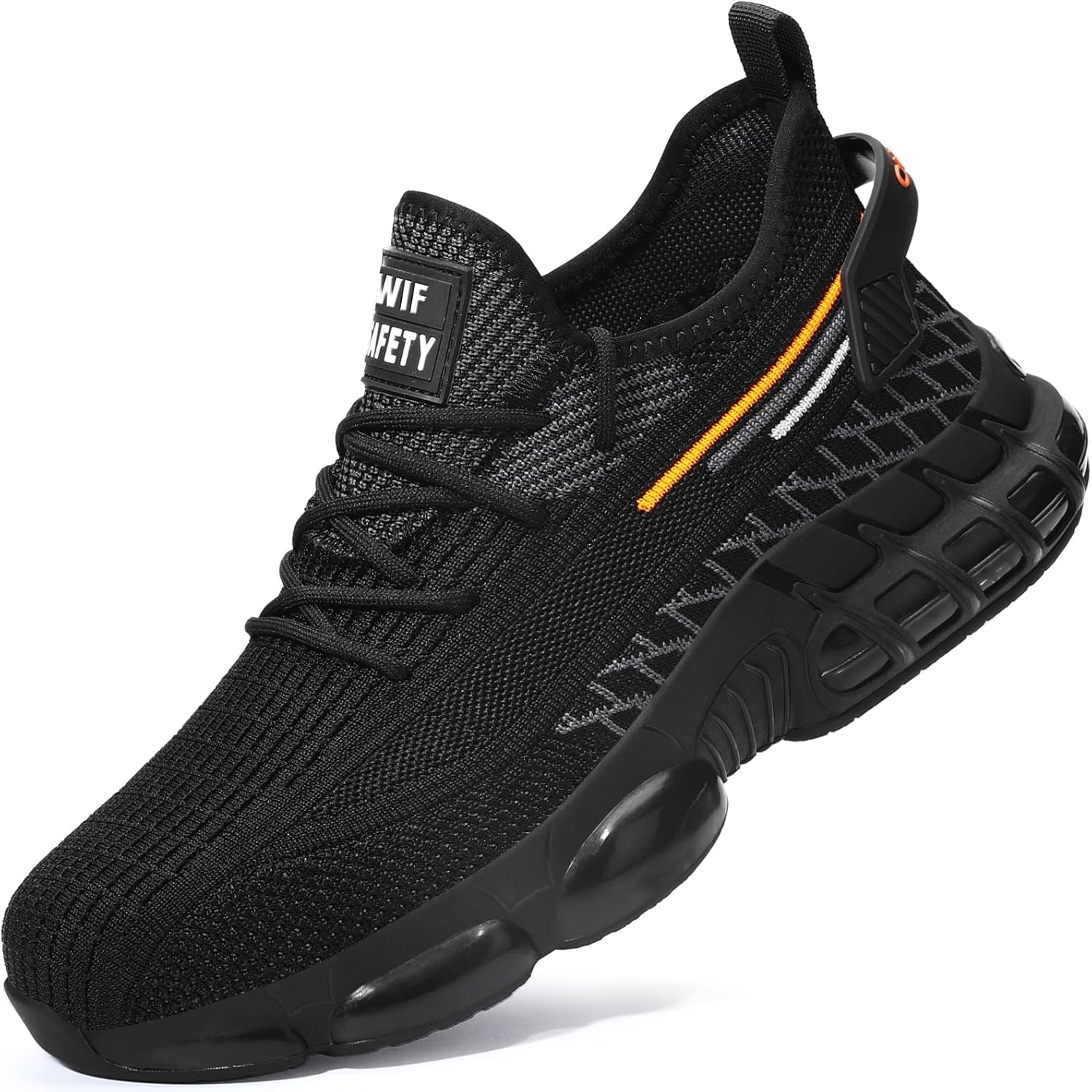 Steel Toe Shoes for Men Women Comfortable Lightweight Slip On Work Sneakers Cush...