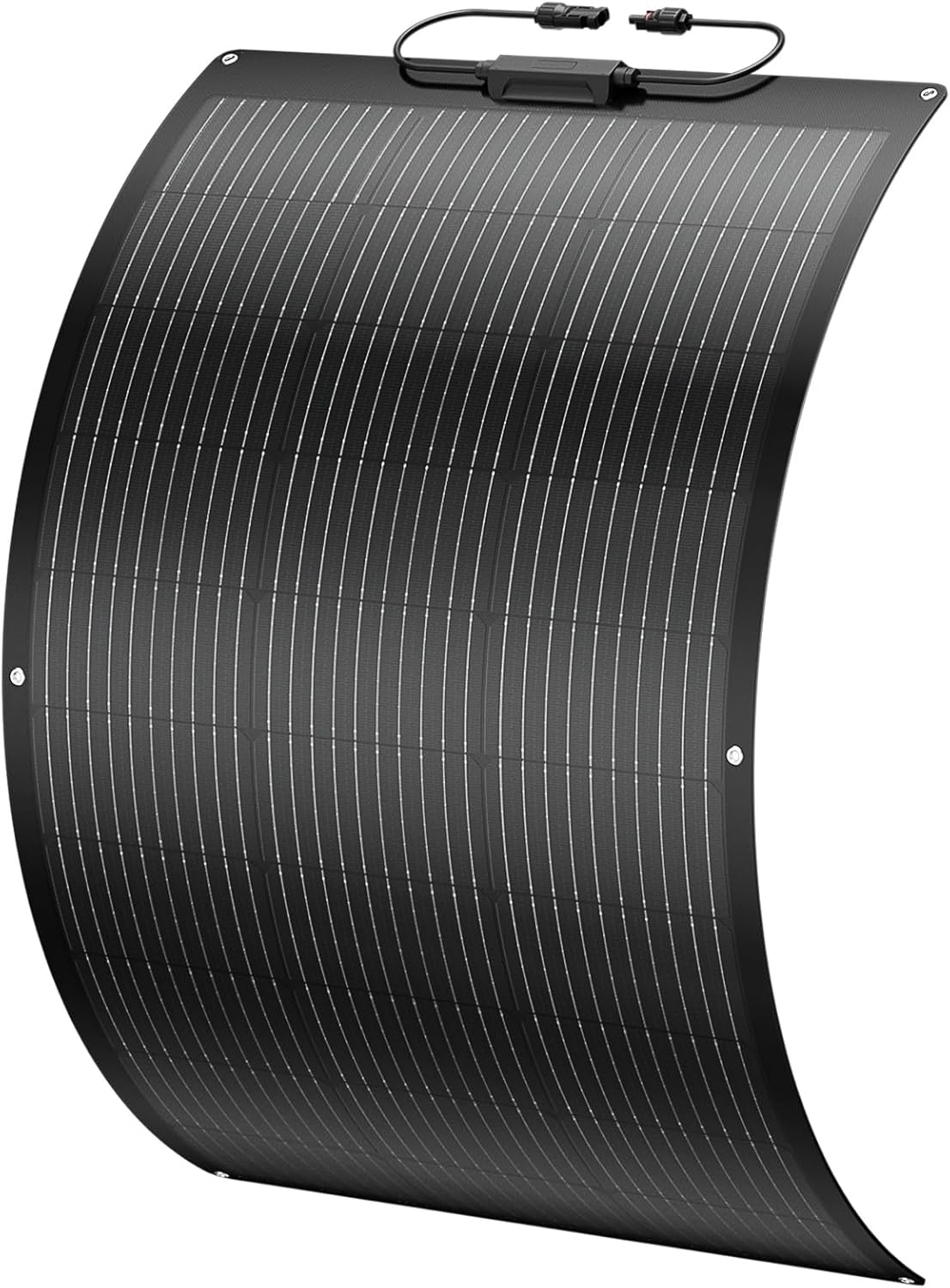 BougeRV Arch 100 Watt Fiberglass Flexible Solar Panel, Portable Bendable 12 Volt...