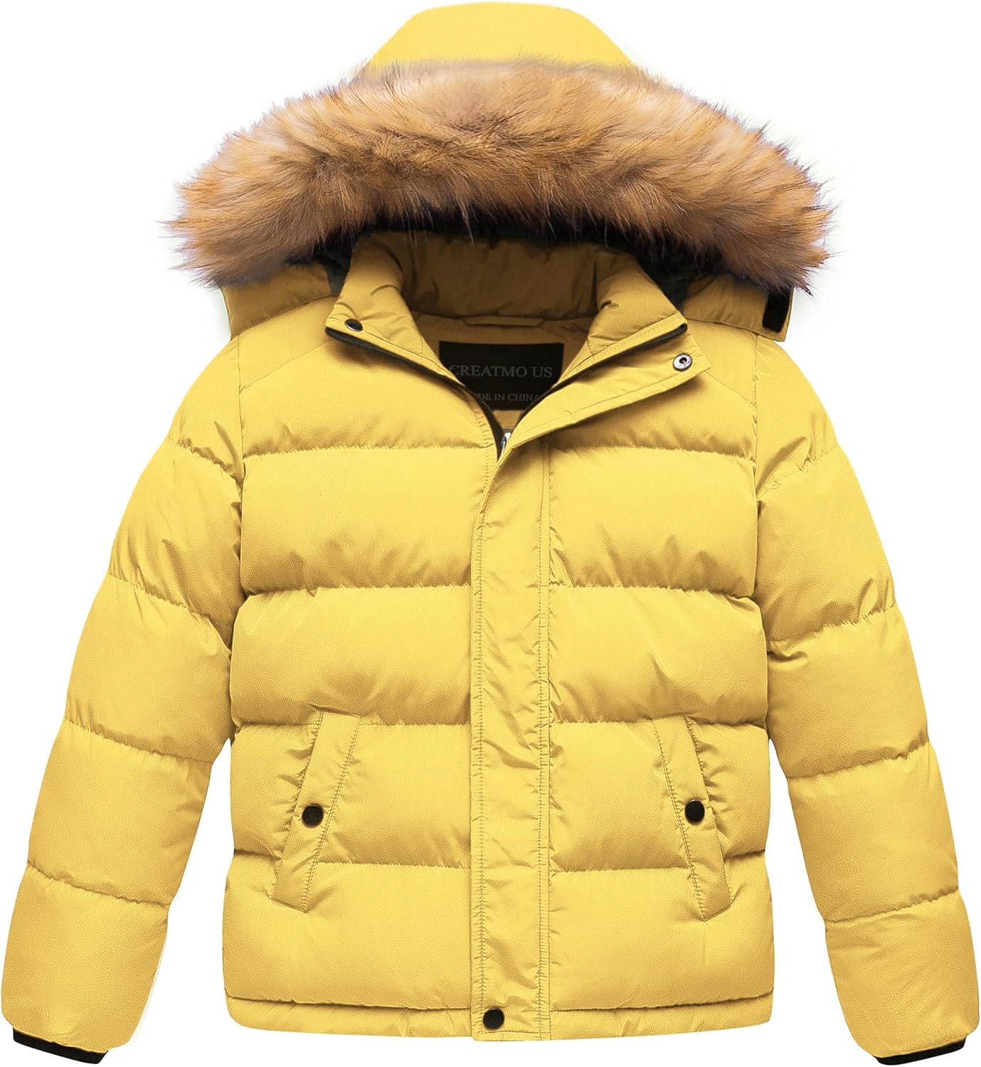 CREATMO US Boy's Winter Coats, Special Water Resistant Warm Fleece Lined Outwear...