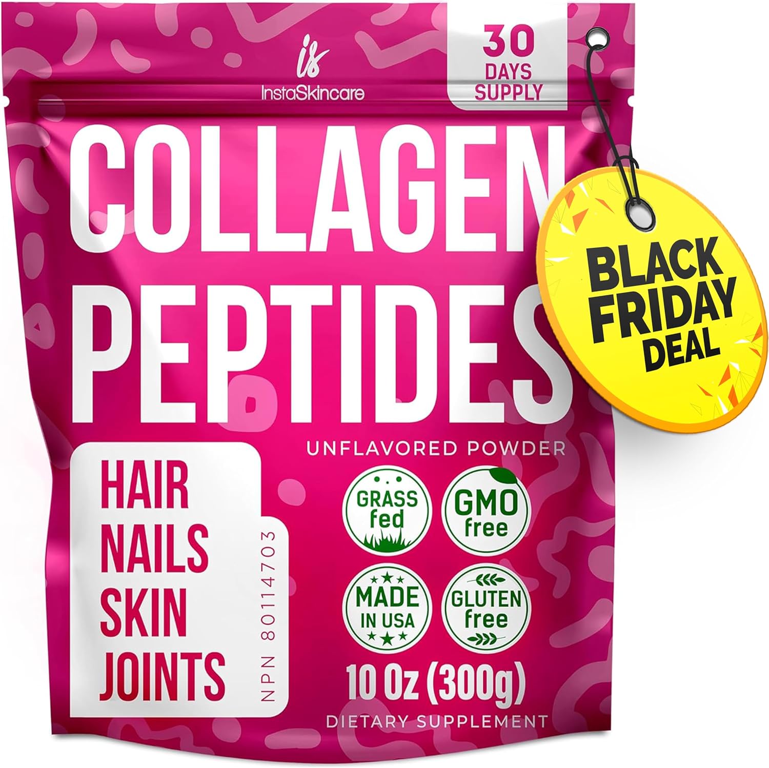 Collagen Peptides Powder for Women Hydrolyzed Collagen Supplements Types I - III...