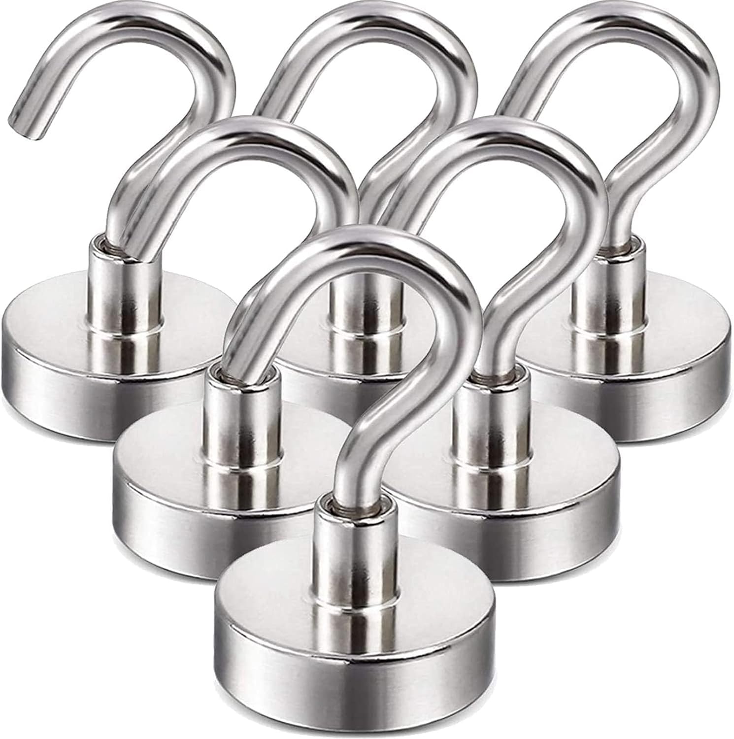 DIYMAG Magnetic Hooks, 30Lbs Strong Heavy Duty Cruise Magnet S-Hooks for Classro...