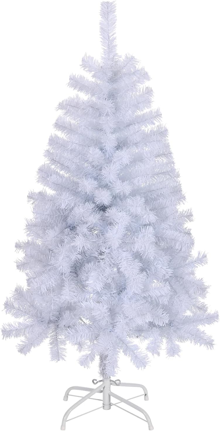 Bonnlo Artificial Christmas Tree, Upgraded Special Full 4ft White Christmas Tree...