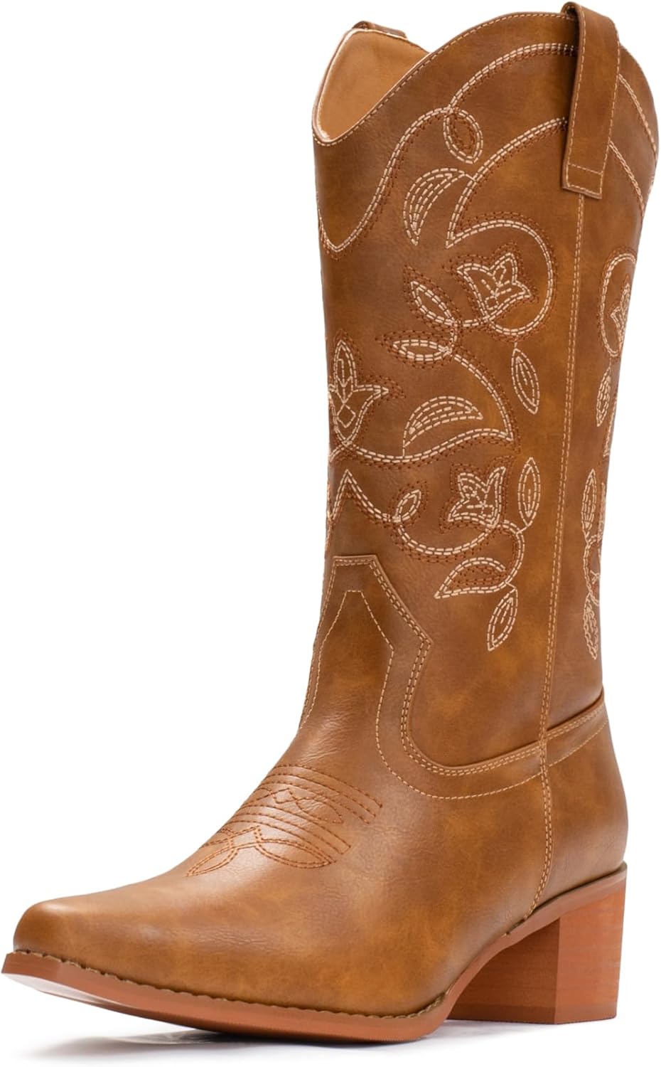 IUV Cowboy Boots For Women, Special Pointy Toe Women's Western Boots, Innovative...