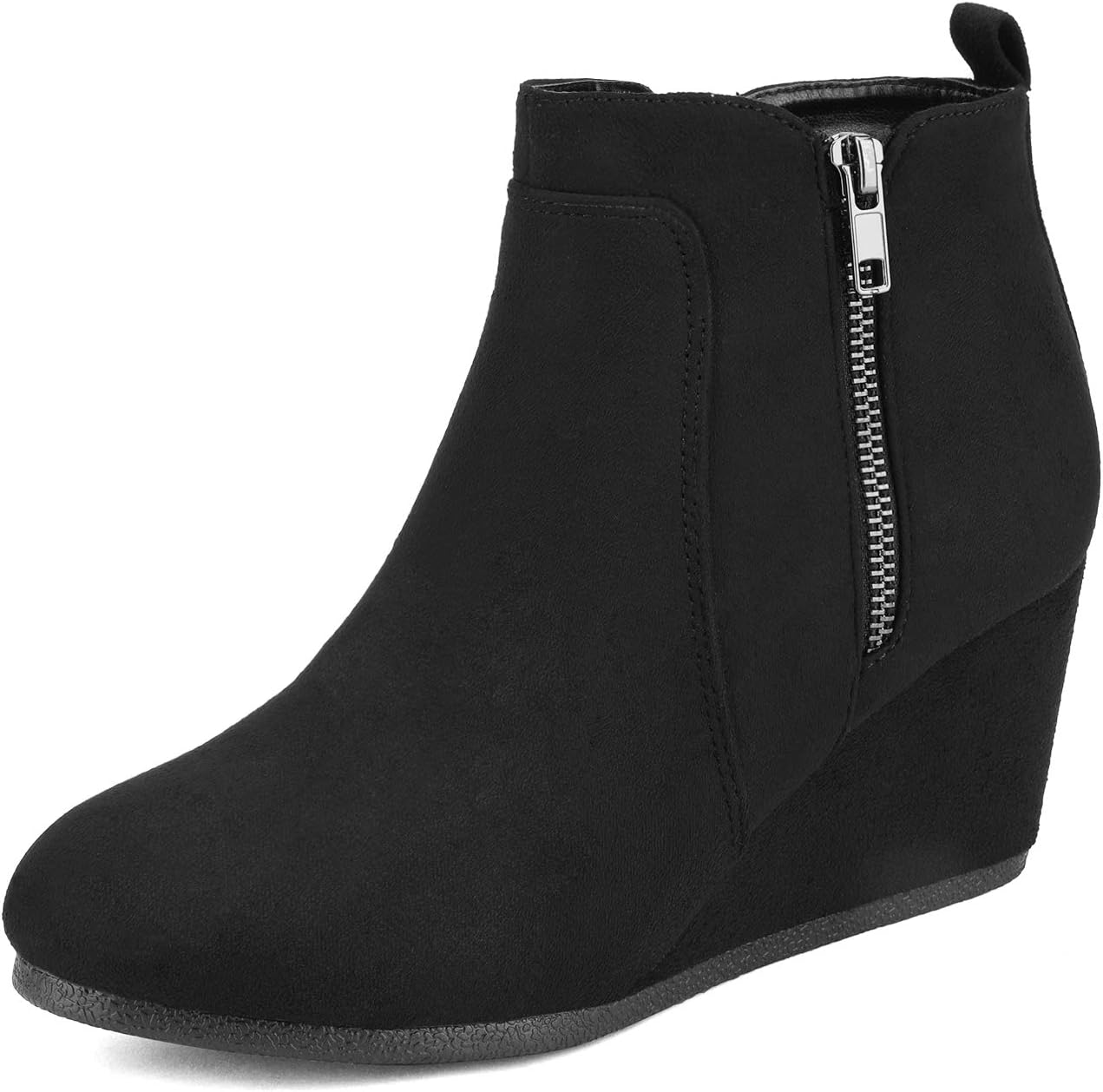 DREAM PAIRS Women's Footwear, Special Suede Low Wedges, Innovative Ankle Boots,...