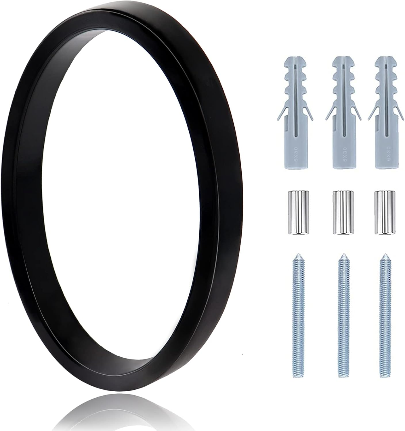 Metal House Numbers - 5 Inch Address Numbers For Houses, High Gloss Black Number...