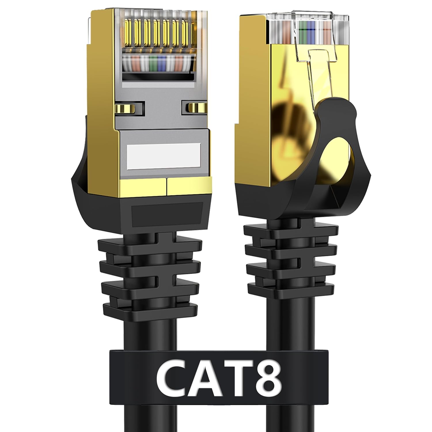 Cat 8 Ethernet Cable 100ft, Special Shielded Ethernet Cable, High-Quality Indoor...