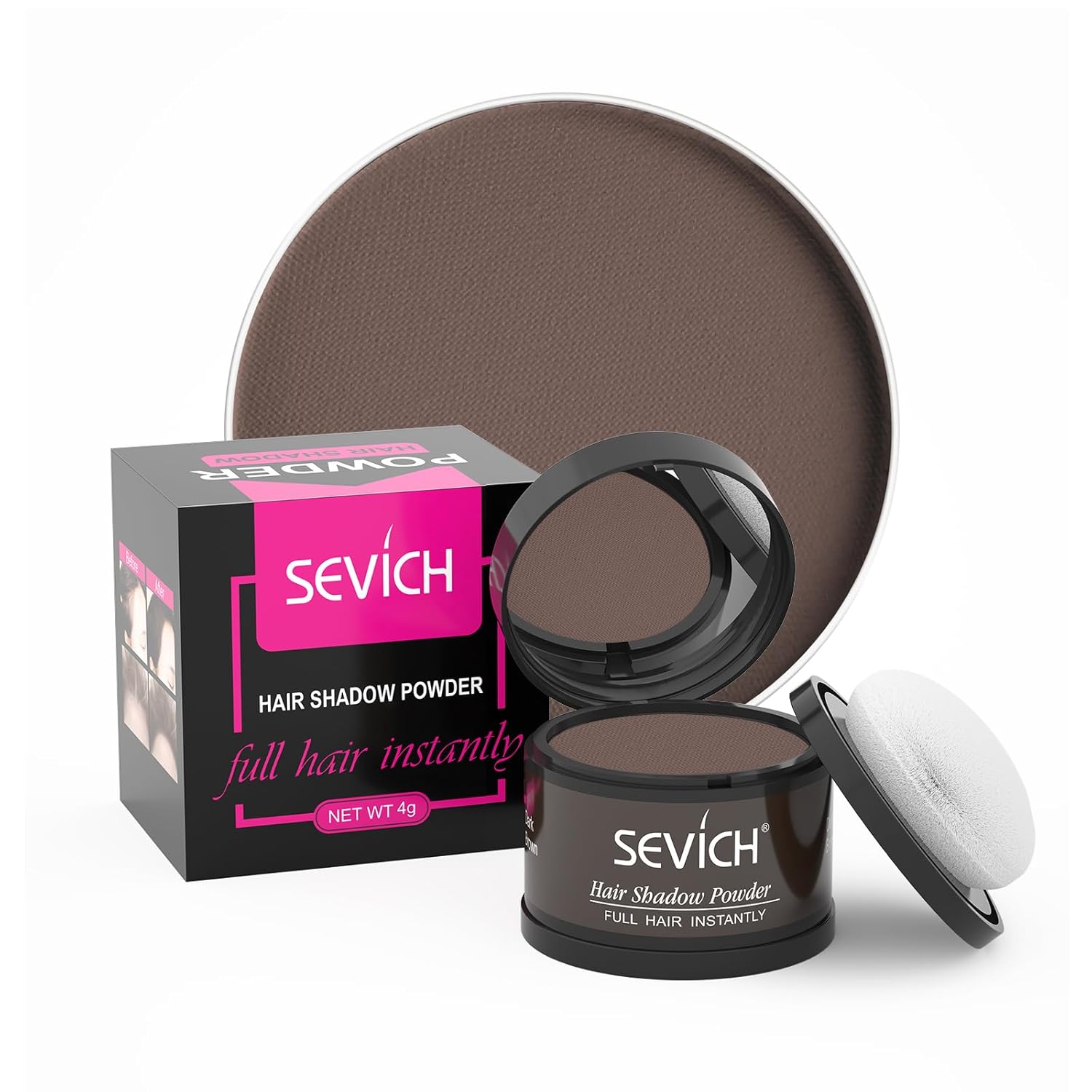Sevich Hairline Powder，Instantly Conceals Hair Loss, Root Touch up Powder, Hair...