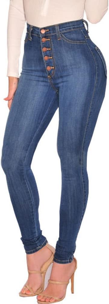 AMRSPENG Women's Jeans, Special High Waisted Jeans for Women, Innovative Ripped...