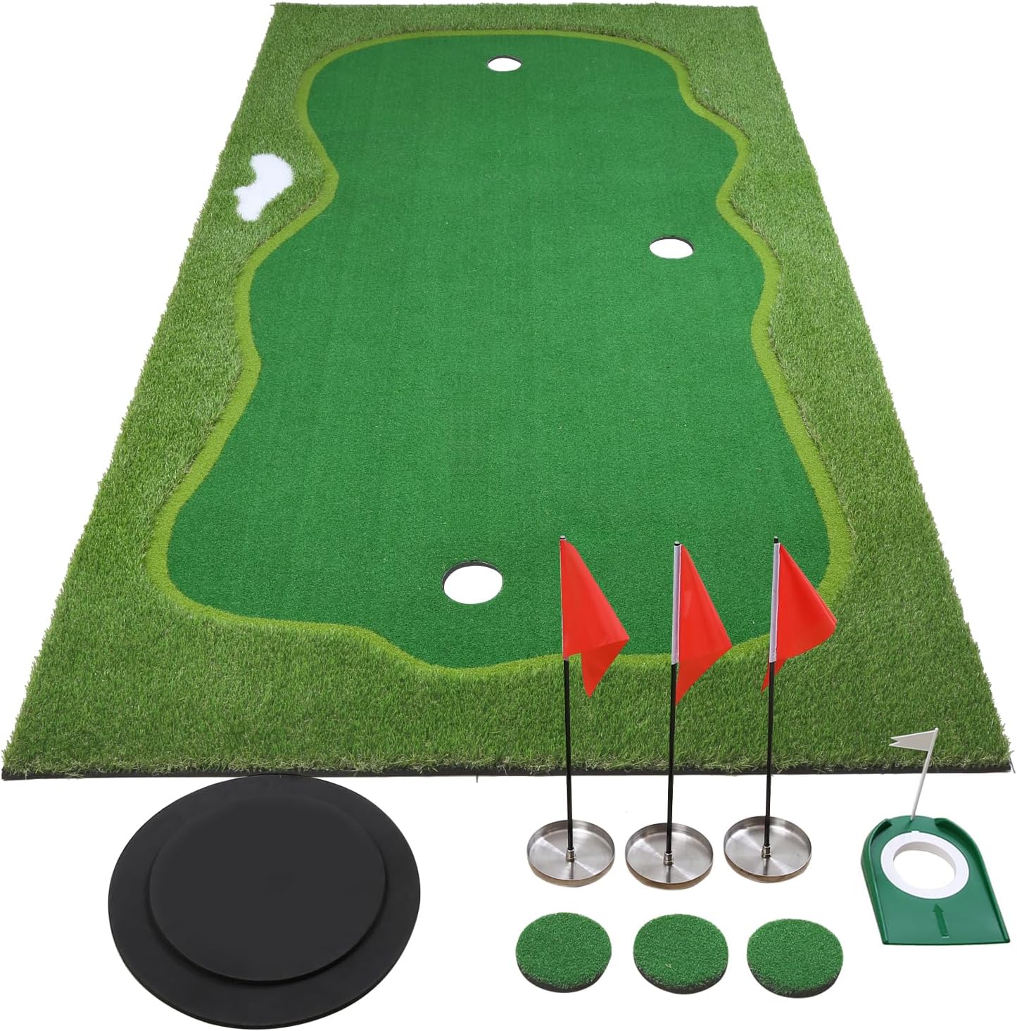 Golf Putting Green, Practice Putting Green Mat, Large Professional Golfing Train...