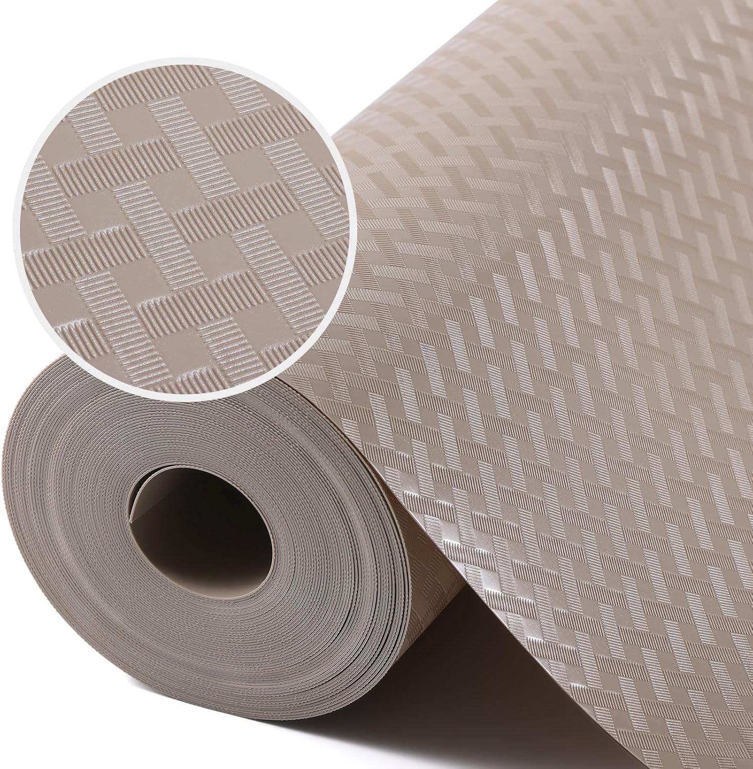 Beige Shelf Liners, Special Liners for Kitchen Cabinet and Refrigerator, Innovat...