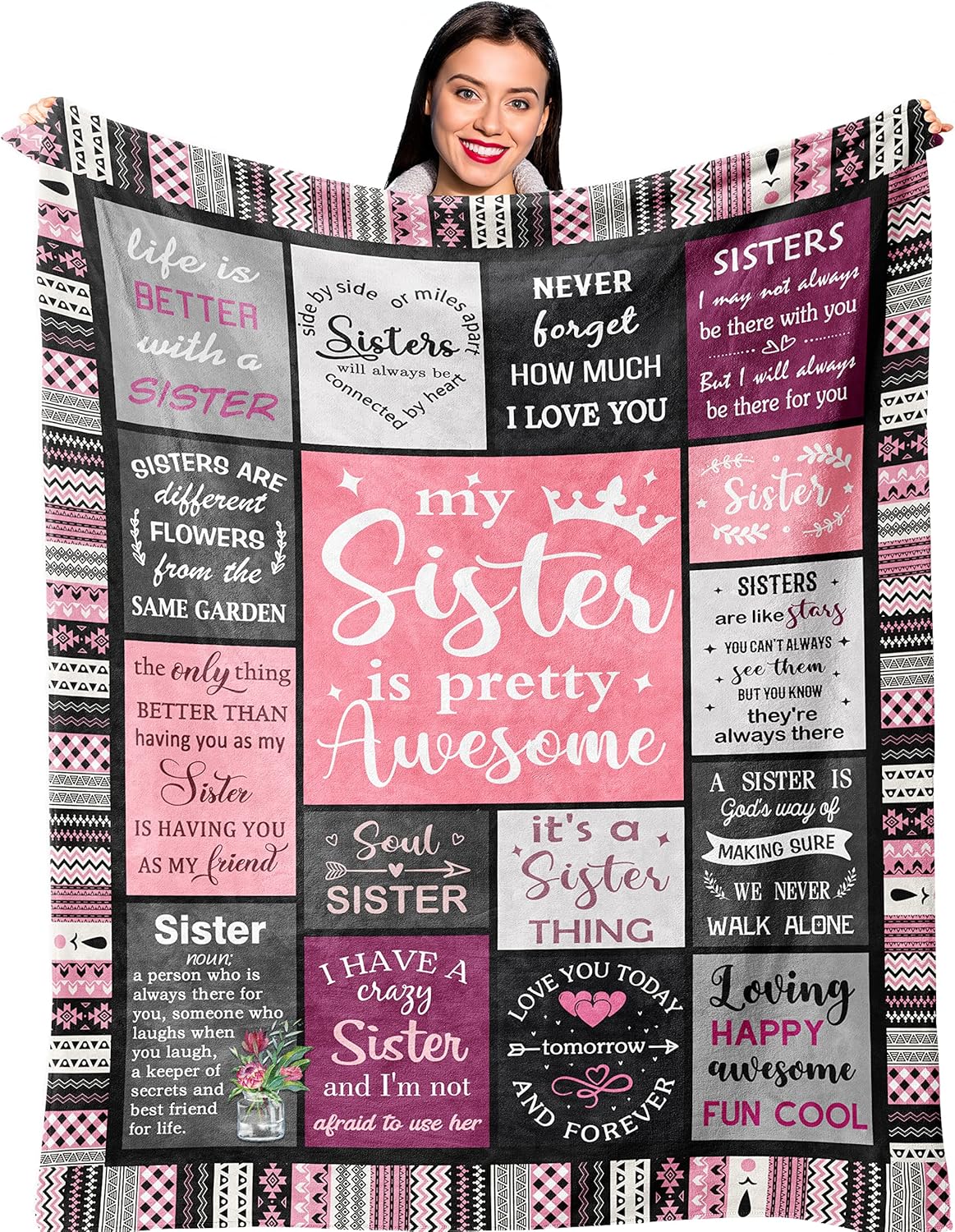 Sister Gifts, Sister Birthday Gifts from Sister, Best Friend Birthday Gift for W...