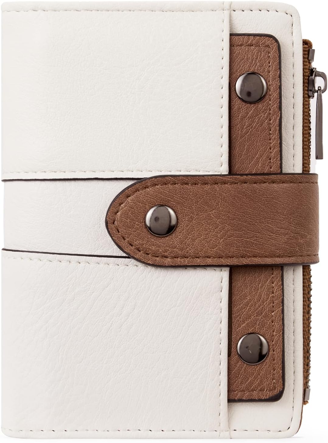 CLUCI Small Wallet for Women Leather Bifold Multi Mini Card Holder Organizer Des...