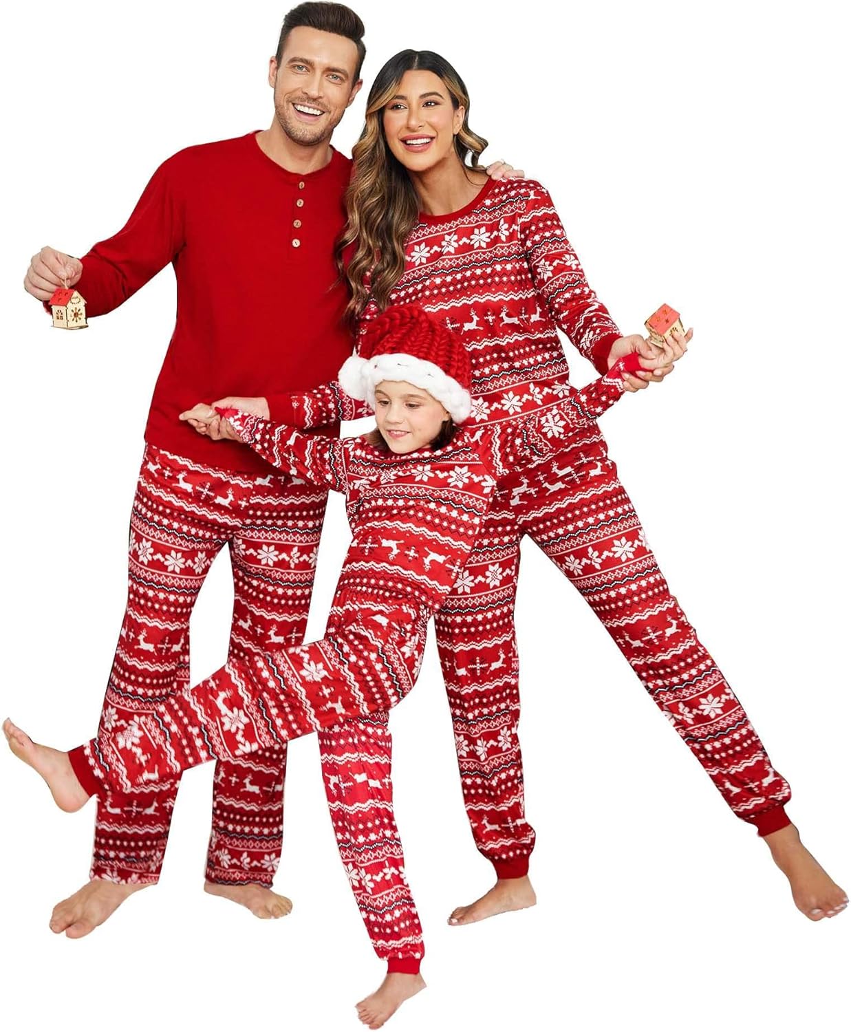 Ekouaer Family Christmas Pajamas, Special Matching Sets for Women, Mens, Kids, I...