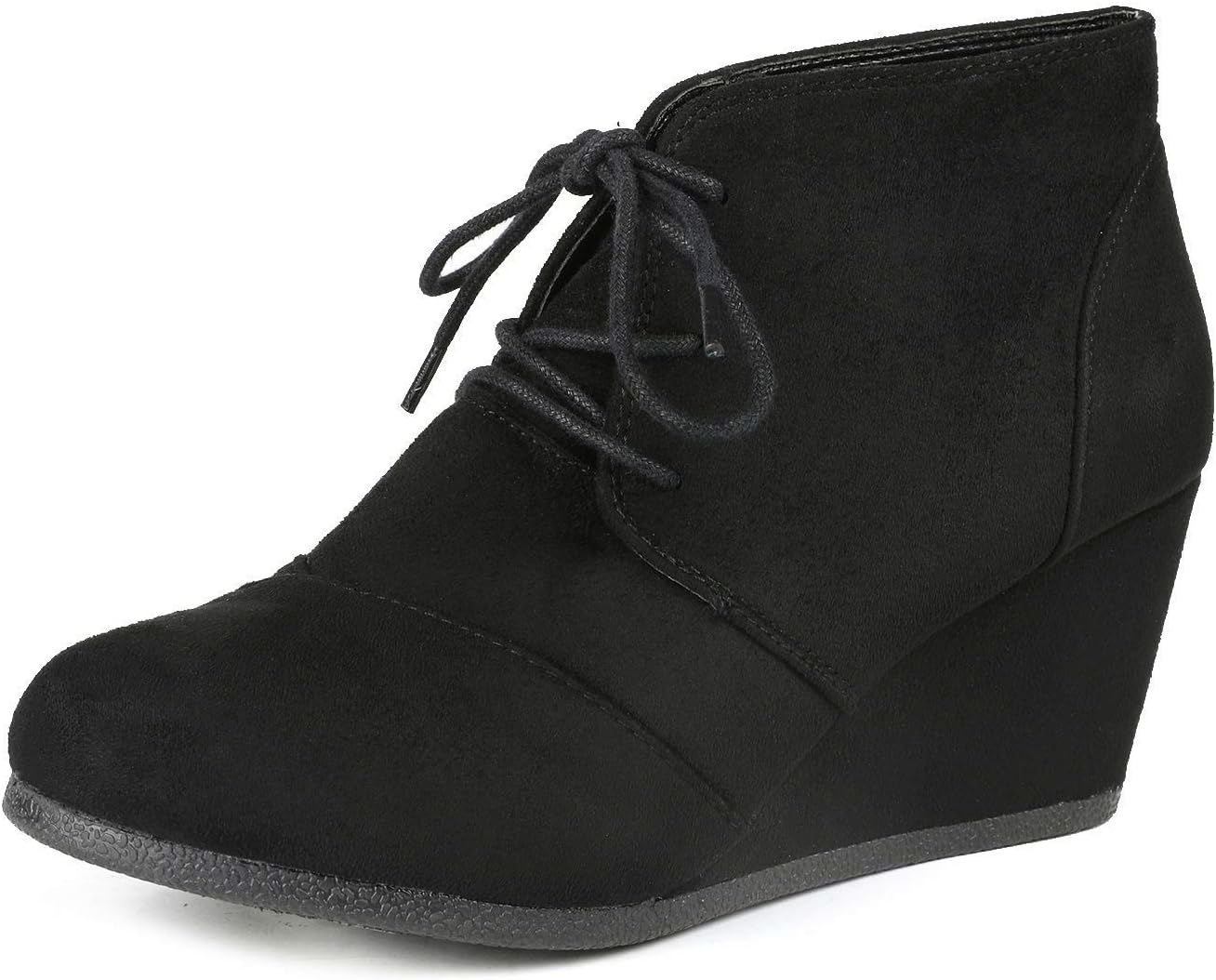 DREAM PAIRS Women's Booties, Special Casual Fashion Shoe, Affordable Lace Up Low...