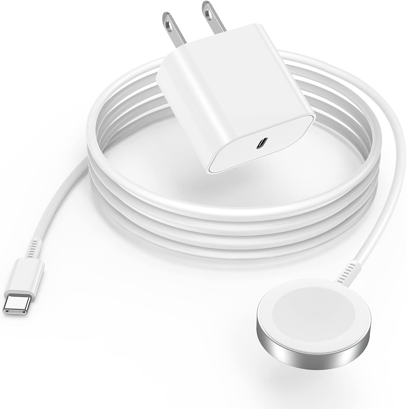 Cabepow for Apple Watch Charger USB C 5W Fast Magnetic iWatch Charging Cable 6FT...