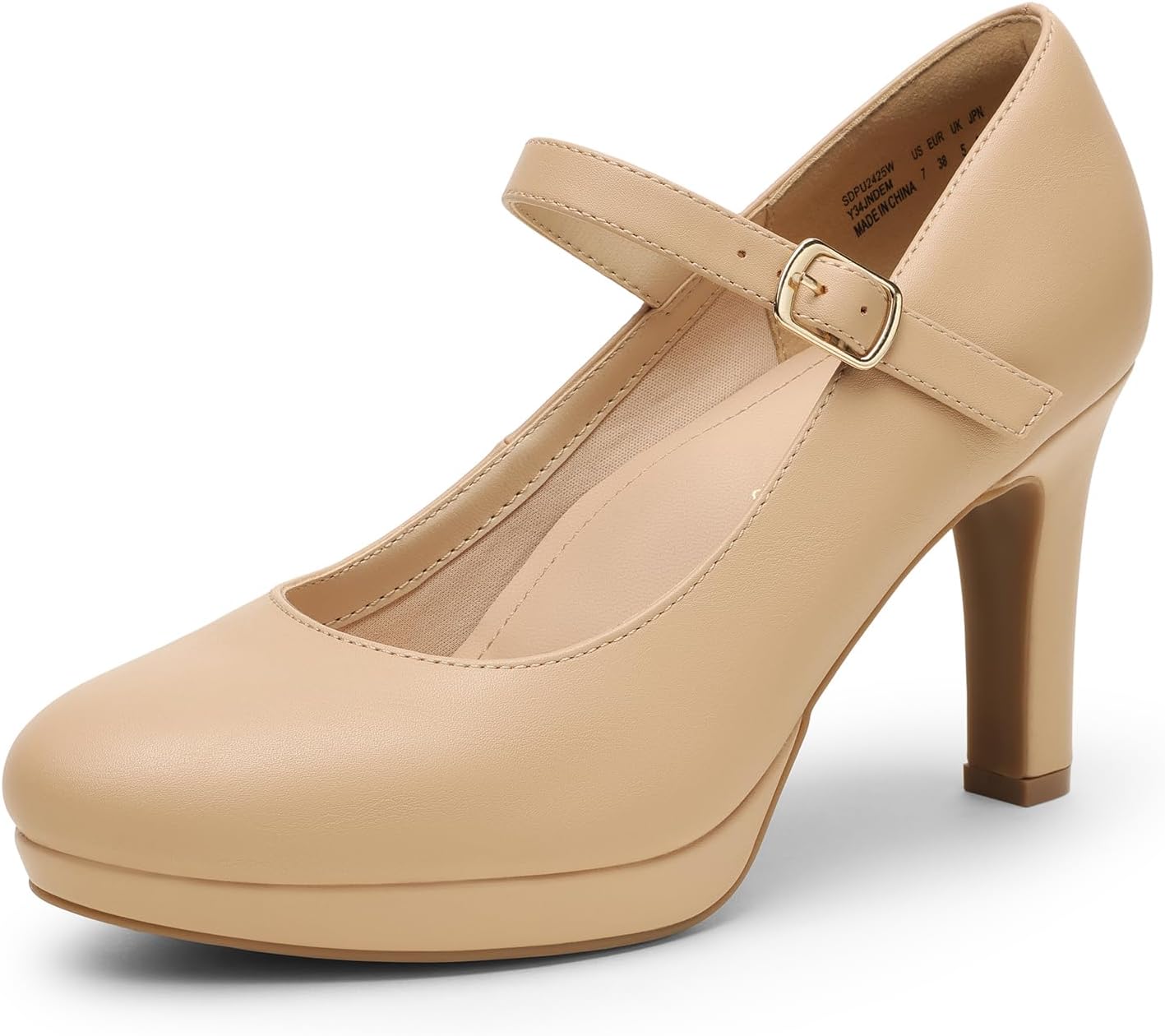 DREAM PAIRS Women's Pumps, Special High Heels with Close Toe, Unique Comfortable...
