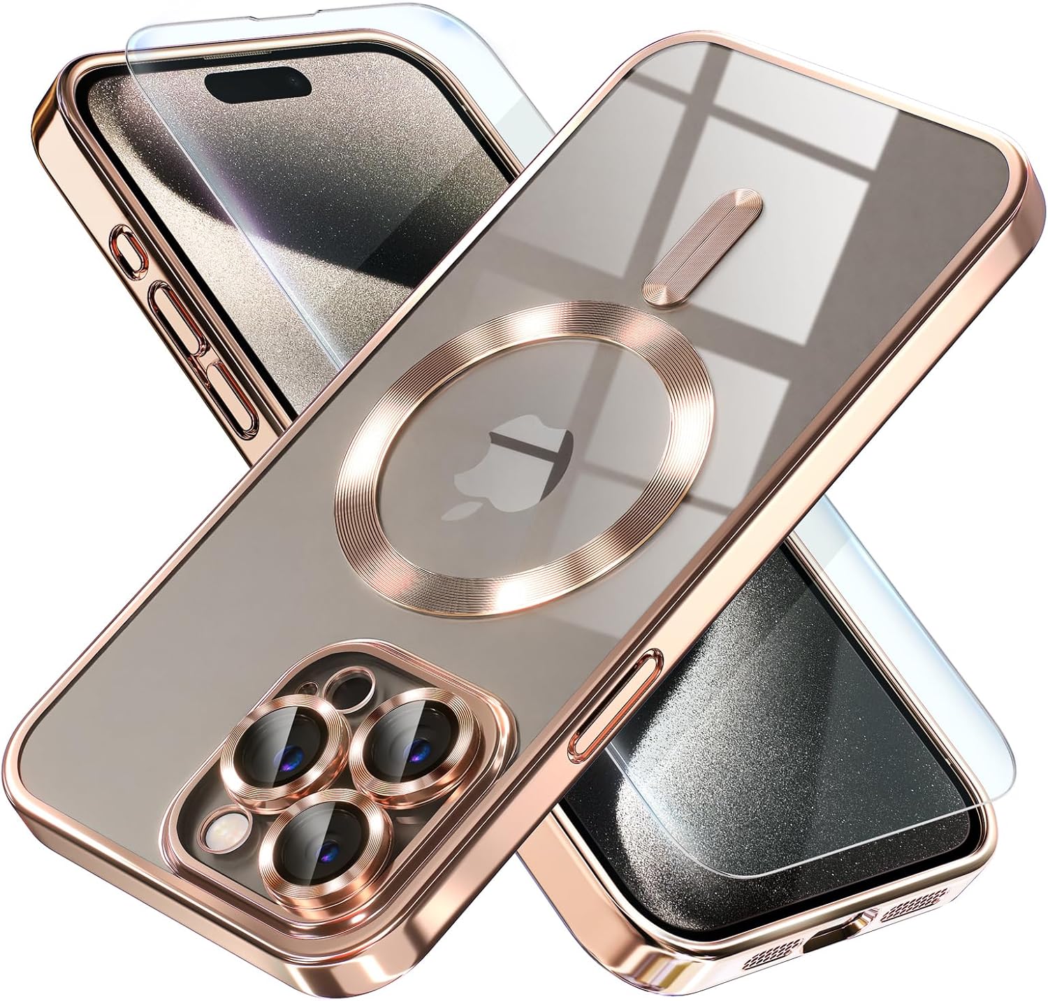 Misea Magnetic Case for iPhone 15 Pro Max, Special [Never Yellowing] iPhone Case...
